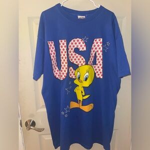 Looney Tunes USA Oversized Tee 🇺🇸